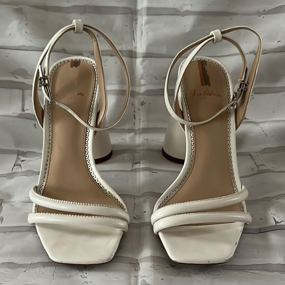 Sam Edelman White Minimalist Heels